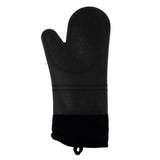 Maxbell Maxbell Heat Resistant Silicone Oven Glove Pot Holder Grilling Cooking Baking Black