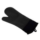 Maxbell Maxbell Heat Resistant Silicone Oven Glove Pot Holder Grilling Cooking Baking Black