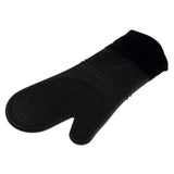 Maxbell Maxbell Heat Resistant Silicone Oven Glove Pot Holder Grilling Cooking Baking Black