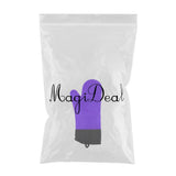 Maxbell Maxbell Heat Resistant Silicone Oven Glove Pot Holder Grilling Cooking Baking Purple