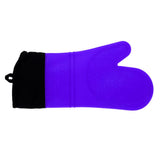 Maxbell Maxbell Heat Resistant Silicone Oven Glove Pot Holder Grilling Cooking Baking Purple
