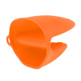 Maxbell Maxbell Silicone Hot Pot Holder Oven Grip Pinch Mitts Finger Tab Protector Orange