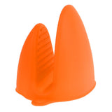 Maxbell Maxbell Silicone Hot Pot Holder Oven Grip Pinch Mitts Finger Tab Protector Orange