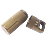 Maxbell Survival Pill Box Case Waterproof Aluminum Holder Container Medicine Capsule Green