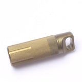 Maxbell Survival Pill Box Case Waterproof Aluminum Holder Container Medicine Capsule Green