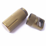 Maxbell Survival Pill Box Case Waterproof Aluminum Holder Container Medicine Capsule Green