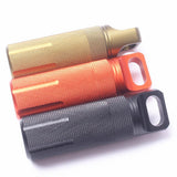 Maxbell Survival Pill Box Case Waterproof Aluminum Holder Container Medicine Capsule Green