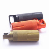 Maxbell Survival Pill Box Case Waterproof Aluminum Holder Container Medicine Capsule Green