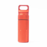 Maxbell Survival Pill Box Case Waterproof Aluminum Holder Container Medicine Capsule Orange