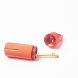Maxbell Survival Pill Box Case Waterproof Aluminum Holder Container Medicine Capsule Orange