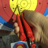 Maxbell 2pcs Archery Bow String Wax Bowstring Lube and Target Arrow Remover Red