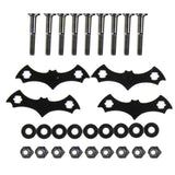 Maxbell Maxbell 4 Set Longboard Skateboard Deck Protect Cushion Gasket Bolts Nuts Screw Mounting Kit