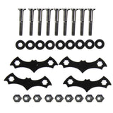 Maxbell Maxbell 4 Set Longboard Skateboard Deck Protect Cushion Gasket Bolts Nuts Screw Mounting Kit