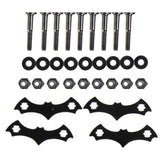 Maxbell Maxbell 4 Set Longboard Skateboard Deck Protect Cushion Gasket Bolts Nuts Screw Mounting Kit