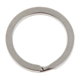 20Pcs Stainless Steel O Ring Sports Key Chain Buckle Holder Camping Silver