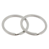 20Pcs Stainless Steel O Ring Sports Key Chain Buckle Holder Camping Silver