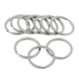 20Pcs Stainless Steel O Ring Sports Key Chain Buckle Holder Camping Silver