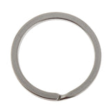 20Pcs Stainless Steel O Ring Sports Key Chain Buckle Holder Camping Silver