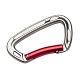 Maxbell 24KN Rock Climbing Carabiner D Type Metal Snap Hook Locking Open Gate Buckle - Aladdin Shoppers