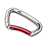Maxbell 24KN Rock Climbing Carabiner D Type Metal Snap Hook Locking Open Gate Buckle - Aladdin Shoppers