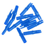 Maxbell 12 Pieces Plastic Archery Arrow Nocks for Arrows ID 6.2mm Blue - Aladdin Shoppers