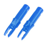 Maxbell 12 Pieces Plastic Archery Arrow Nocks for Arrows ID 6.2mm Blue - Aladdin Shoppers