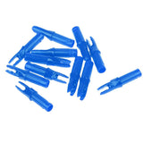 Maxbell 12 Pieces Plastic Archery Arrow Nocks for Arrows ID 6.2mm Blue - Aladdin Shoppers