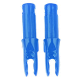 Maxbell 12 Pieces Plastic Archery Arrow Nocks for Arrows ID 6.2mm Blue - Aladdin Shoppers