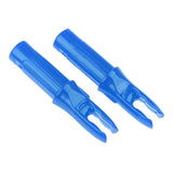 Maxbell 12 Pieces Plastic Archery Arrow Nocks for Arrows ID 6.2mm Blue - Aladdin Shoppers