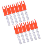 Maxbell 12 Pieces Plastic Archery Precision Nocks for ID 4.2mm Arrow Shaft Universal Orange - Aladdin Shoppers