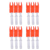 Maxbell 12 Pieces Plastic Archery Precision Nocks for ID 4.2mm Arrow Shaft Universal Orange - Aladdin Shoppers