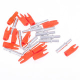 Maxbell 12 Pieces Plastic Archery Precision Nocks for ID 4.2mm Arrow Shaft Universal Orange - Aladdin Shoppers