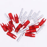 Maxbell 12 Pieces Plastic Archery Precision Nocks for ID 4.2mm Arrow Shaft Universal Red - Aladdin Shoppers