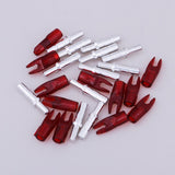 Maxbell 12 Pieces Plastic Archery Precision Nocks for ID 4.2mm Arrow Shaft Universal Red - Aladdin Shoppers