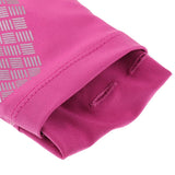 Maxbell Maxbell Reflective Running Sports Armband Phone Holder Arm Wrist Belt Bag Rose Red L