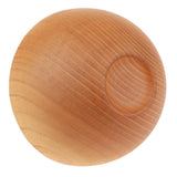 Maxbell 2xRound Wooden Cereal Bowl Food Container Camping Dinner Lunch Tableware M