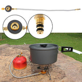 Maxbell Maxbell Propane Hose Adapter, 1 lb to 20 lb Propane Conversion Hose