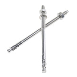 Maxbell Maxbell 2pcs Climbing M10 Stainless Steel Expansion Bolts Anchor Nut Piton M10x180