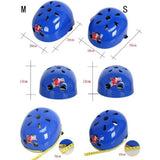 Maxbell 7 Pcs Kid Child Roller Skating Bicycle Helmet Knee Wrist Guard Elbow Pad Black M - Aladdin Shoppers