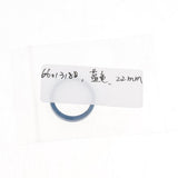 Maxbell Maxbell Titanium Ring Buckle Round Snap Hook Keychain Carabiner Clip 22mm Blue