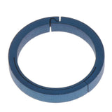 Maxbell Maxbell Titanium Ring Buckle Round Snap Hook Keychain Carabiner Clip 22mm Blue