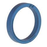 Maxbell Maxbell Titanium Ring Buckle Round Snap Hook Keychain Carabiner Clip 22mm Blue