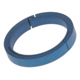 Maxbell Maxbell Titanium Ring Buckle Round Snap Hook Keychain Carabiner Clip 22mm Blue