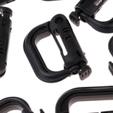 Maxbell 20pcs D-ring Tactical Molle Locking Webbing Buckle Carabiner Climbing Hook