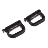 Maxbell 20pcs D-ring Tactical Molle Locking Webbing Buckle Carabiner Climbing Hook