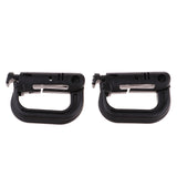 Maxbell 20pcs D-ring Tactical Molle Locking Webbing Buckle Carabiner Climbing Hook
