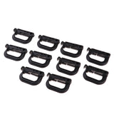 Maxbell 20pcs D-ring Tactical Molle Locking Webbing Buckle Carabiner Climbing Hook