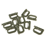 Maxbell 20pcs D-ring Tactical Molle Locking Webbing Buckle Carabiner Climbing Hook