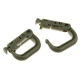 Maxbell 20pcs D-ring Tactical Molle Locking Webbing Buckle Carabiner Climbing Hook