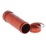 Maxbell Maxbell Waterproof Aluminum Pill Storage Box Capsule Container Tablet Bottle orange